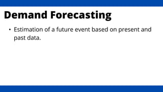 Demand Forecasting Operations Management