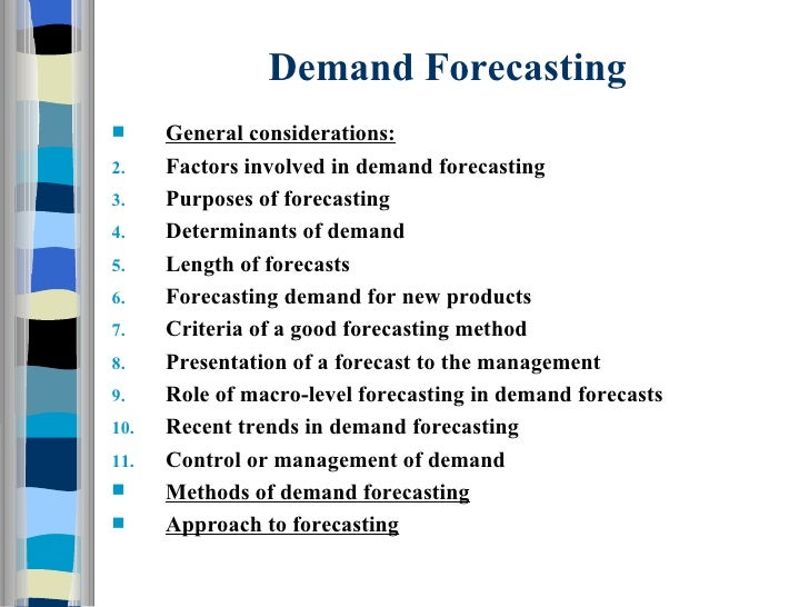 Demand Forecasting Me