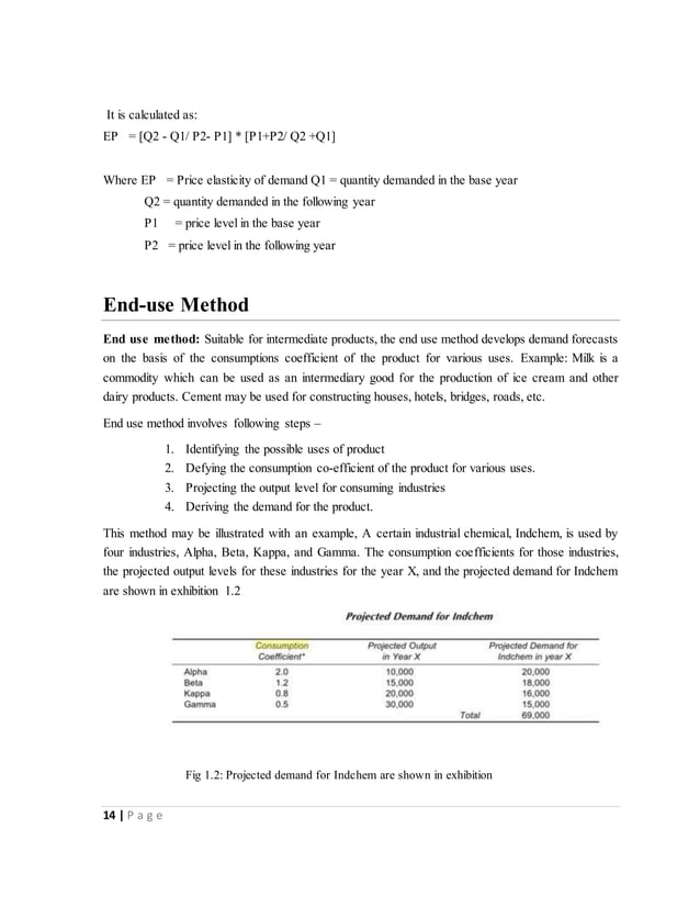 Demand forecasting with Delphi Method, Trend Projection Method and ...