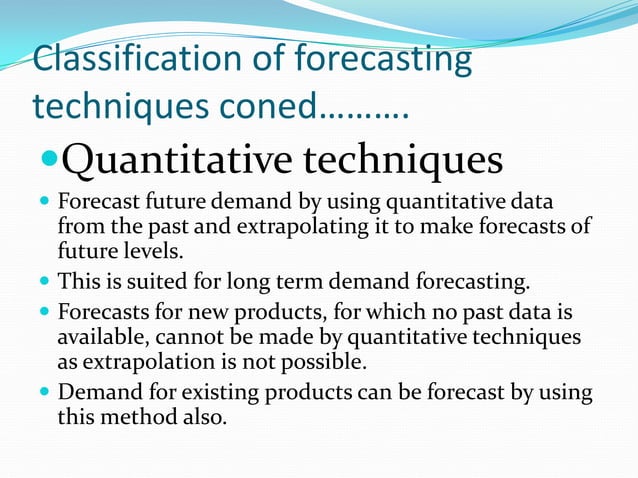 Demand forecasting ppt | PPT