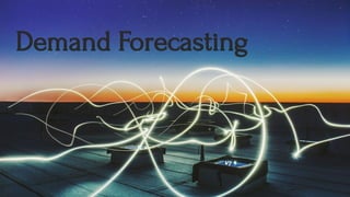 Energy Demand Forecasting Principals