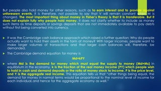 Demand for Money and Supply For Money Complete | PDF