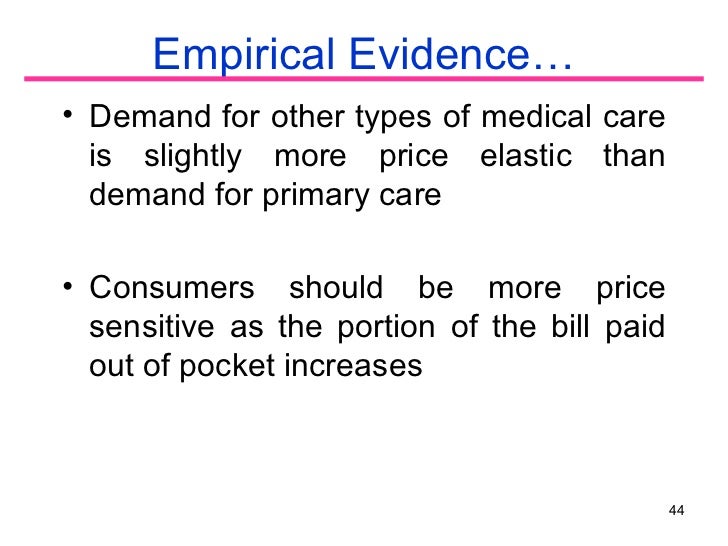 Demand in health care