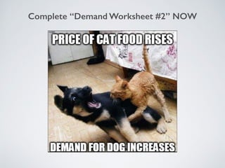 Complete “Demand Worksheet #2” NOW 
