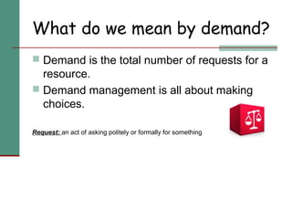 Demand management | PPT