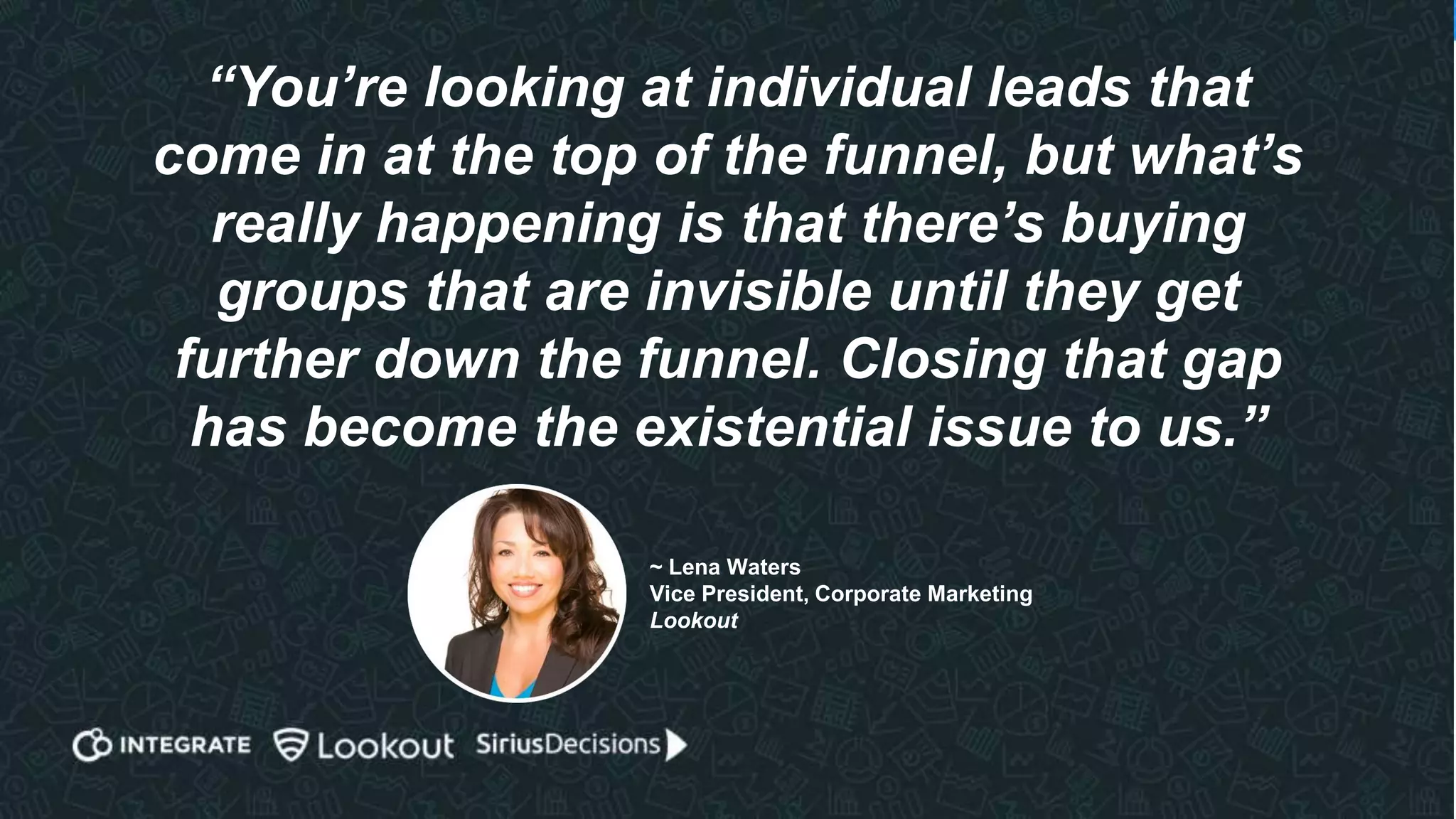 Pipeline & Data
• Build pipeline while process &
operations are being fine-
tuned
• Use data to guide and
demonstrate marketing’s
impact on the business
• Report, optimize, enable
global self-service
Process & People
• Build an enterprise team
• Establish enterprise
operations, sharing
Personal resources
• Establish processes to
enable output across
enterprise teams
Technology & Infrastructure
• Stand up a global demand
machine from scratch while
rebuilding digital infrastructure
• Launch pilot programs and scale
to achieve pre-set goals
• Operate globally across 4 sales
theaters in multiple languages
Remember The Mandate
56
 