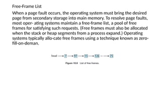 DEMAND PAGING IN OPERATING SYSTEM unit III | PPTX