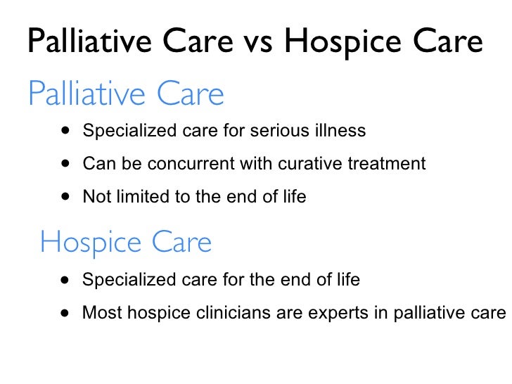 Hospice Vs Palliative Care Chart A Visual Reference Of Charts Chart 