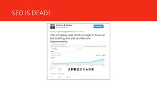 SEO IS DEAD!
 