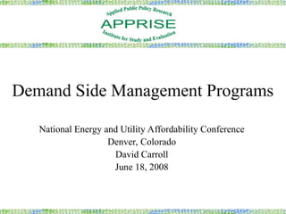 Fundamentals of Demand Side Management Programs.ppt