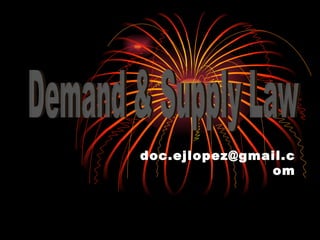 [email_address] Demand & Supply Law 