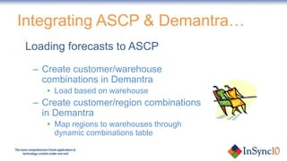 Why implement…tangible reasonsMaximum inventory reduction from forecast accuracy achievedCurrent forecast accuracy ~90%Variation in supply chain now greater challengeVariations in shipping timesDelays through customsStock discrepancy & quality issuesThe need to rebalance between nodes without triggering new builds