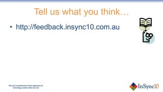 Integrating ASCP & Demantra…Using Customer/Warehouse combinations in Demantra…simple distribution operationcreates visibility of warehouse demand in Demantradata integrity for customer/region combinations is not available from sourceDownside…changes in Warehouse source for a given customer is not easy to update in Demantra…can lead to erroneous forecasts
