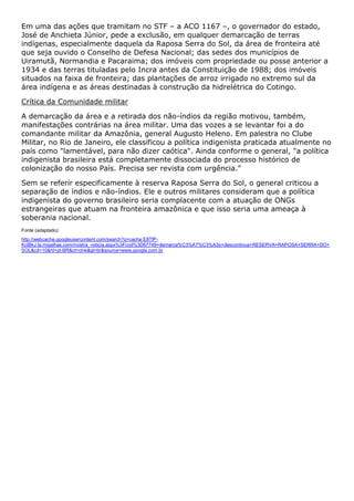 Demarcação de scontínua