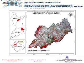 Demarcation of ground water potential zones using remote sensing & gis ...