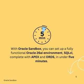 Oracle Sandbox | Pre-Configured, Isolated, and Developer-Ready | PDF