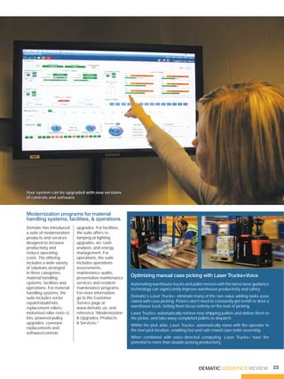 Dematic Pdf Dematic Logistics Review #1 | PDF