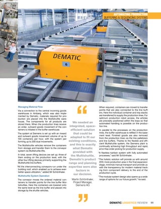 Dematic Logistics Review #4 | PDF