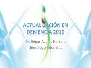 Dr. Edgar Avalos Herrera Neurólogo Internista 