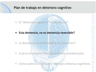 CasoClínico 1: Test de alteración de la memoria (T@M)