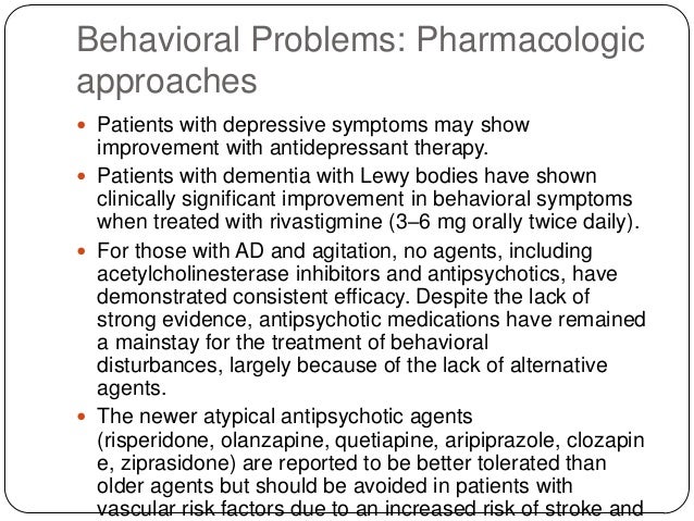 Risperidone For Vascular Dementia