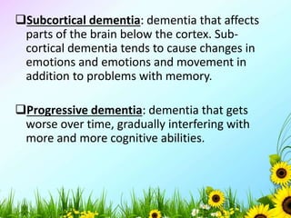 Dementia | PPTX