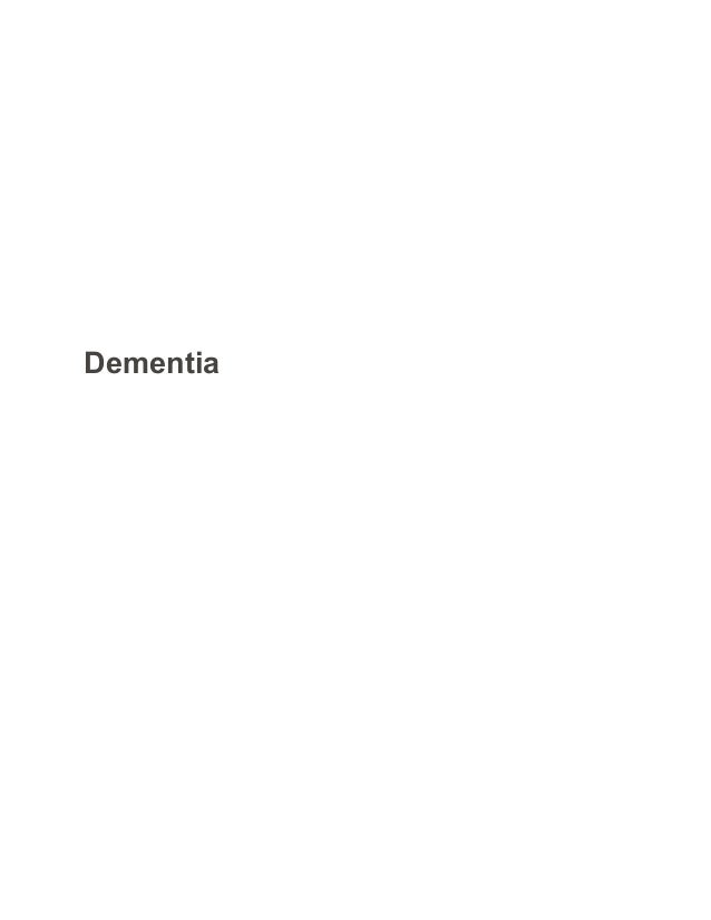 Writing term paper on dementia