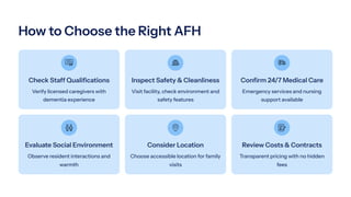 Afh Checklist.pdf Comprehensive Guide to Adult Family Homes for Dementia Care | PDF