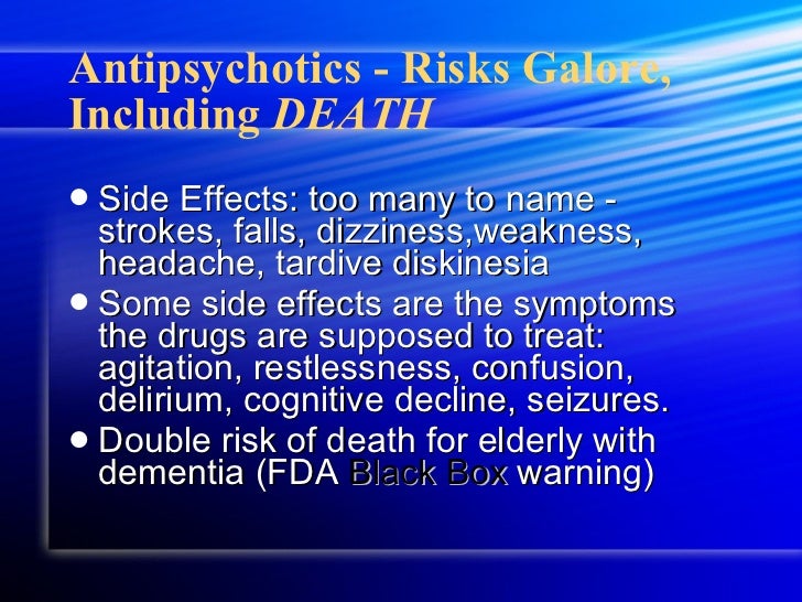 Detrol Side Effects Dementia