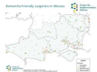Dementia Friendly surgeries in Wessex
 