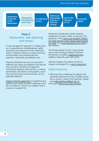 Care towards the end of life for people with dementia | PDF