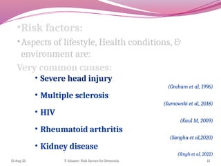 Photo inspiration: Visual Reference: Dementia And Its Risk Factors And Prevention Pptx