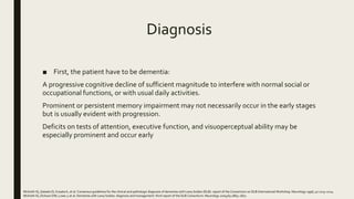 Dementia with Lewy Bodies | PPT