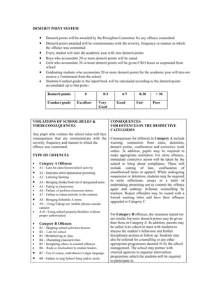 Demerit point system | DOC