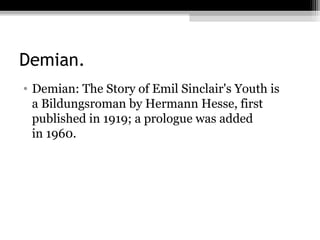 Demian | PPT