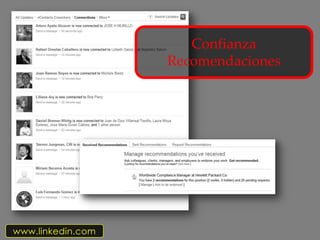 Confianza
                   Recomendaciones




www.linkedin.com
 