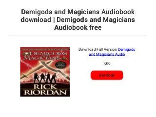 demigods and magicians full book free online demigods and magicians full book free online