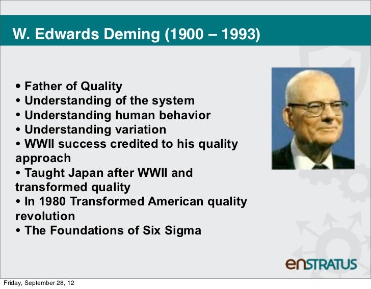Deming to Devops