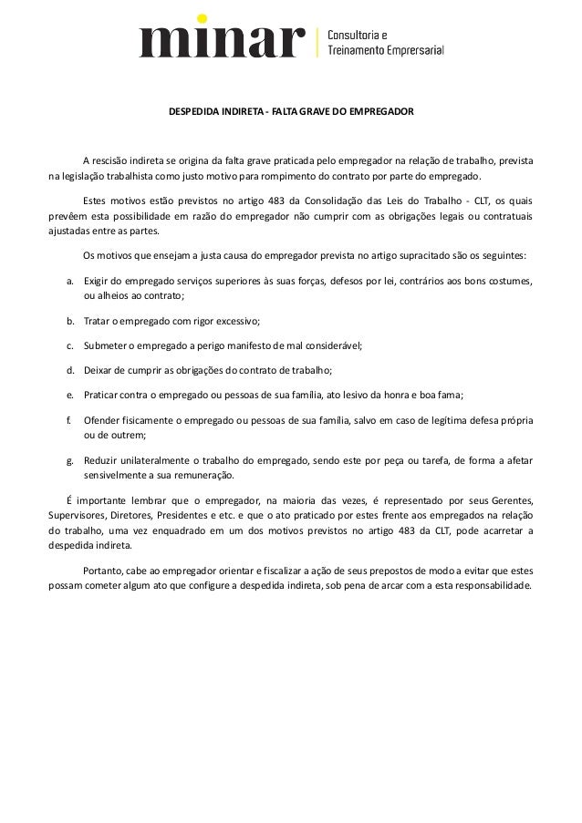 Demissão indireta 01