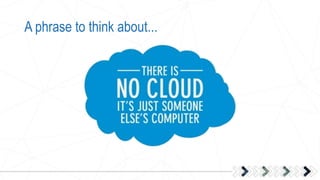 A phrase to think about...
 