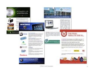 HTML E-mail Campaigns 12	
  
 
