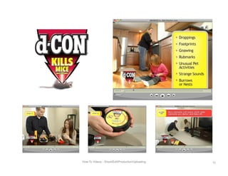 How-To Videos - Shoot/Edit/Production/Uploading 52	
  
 