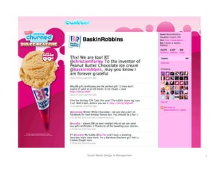 Social Media Design & Management 7	
  
 