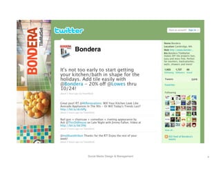 Social Media Design & Management 9	
  
 