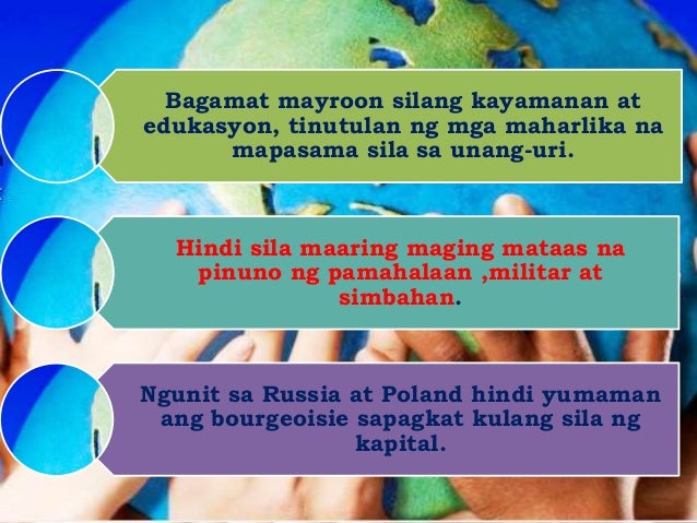 Pag Usbong Ng Gitnang Uri Pag-usbong ng Bourgeoisie