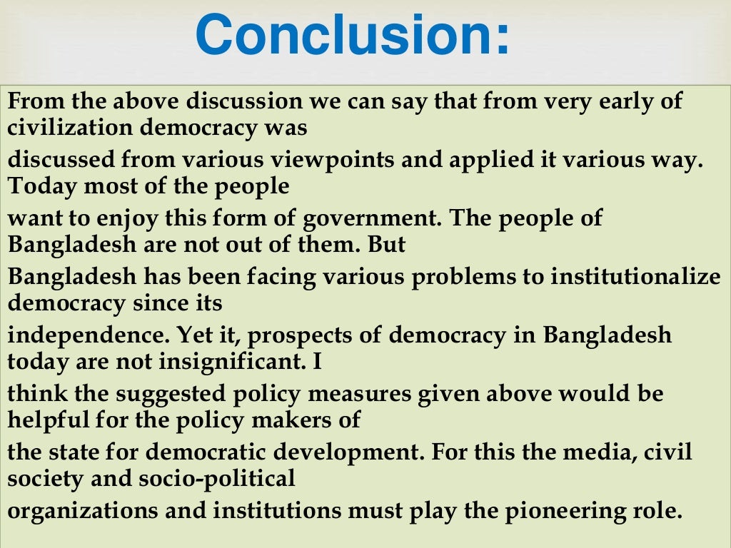 democracy in bangladesh essay