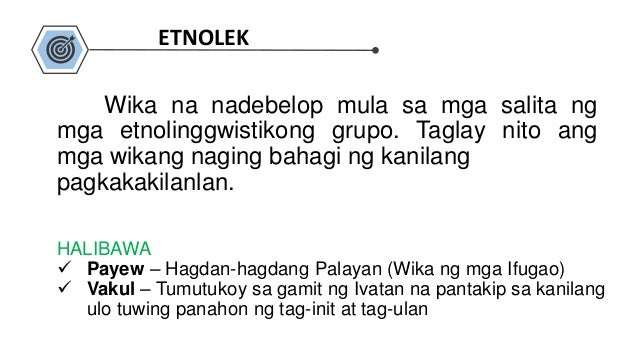 Mga Uri Ng Barayti Ng Wika At Kahulugan Baekahulu - Mobile Legends