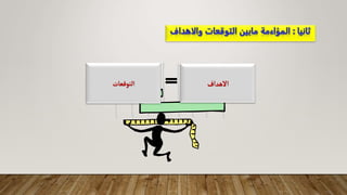 ‫االهداف‬
‫التوقعات‬
 