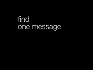 find
one message
 