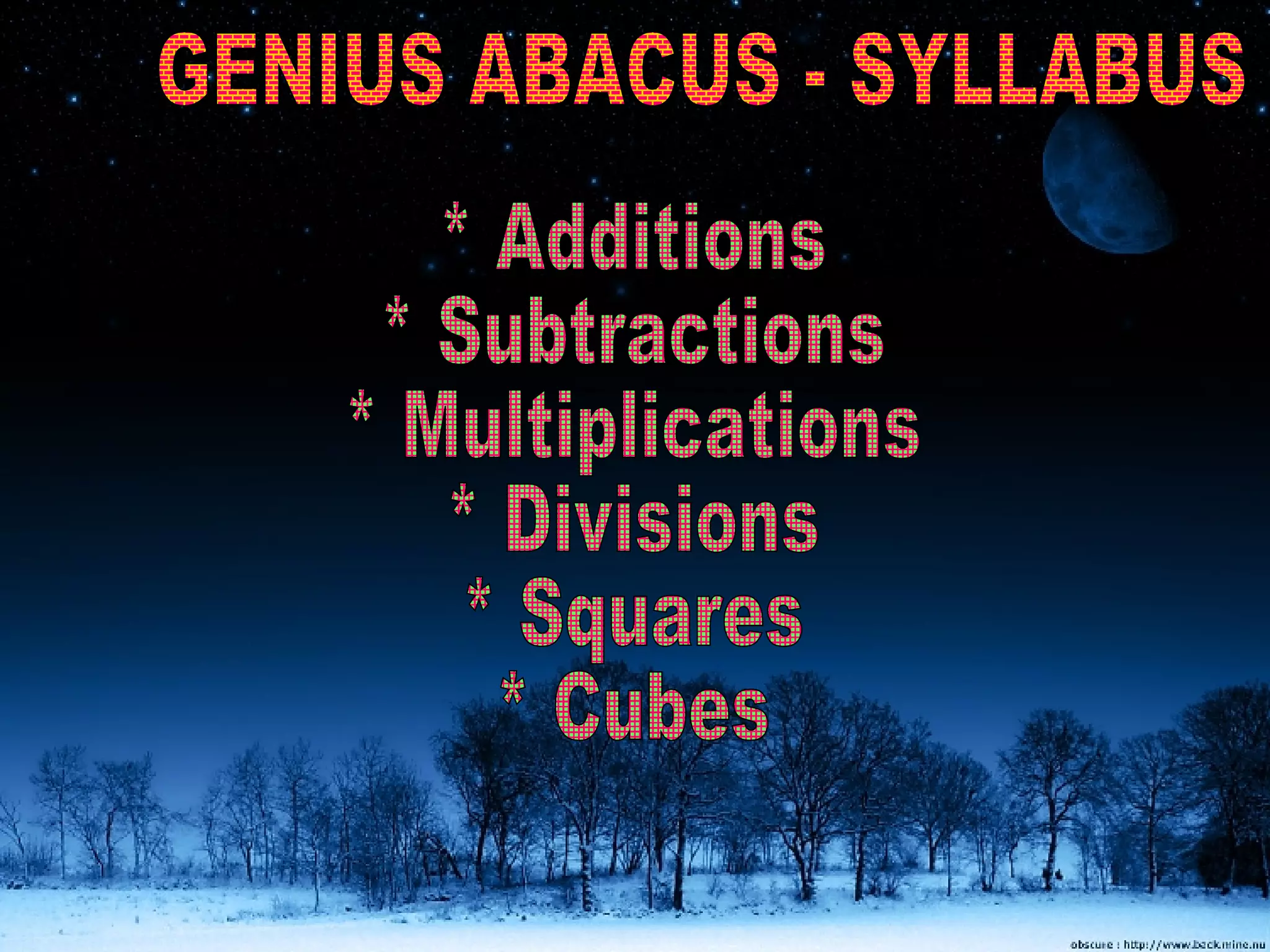Abacus & Vedic Maths Training | PPT